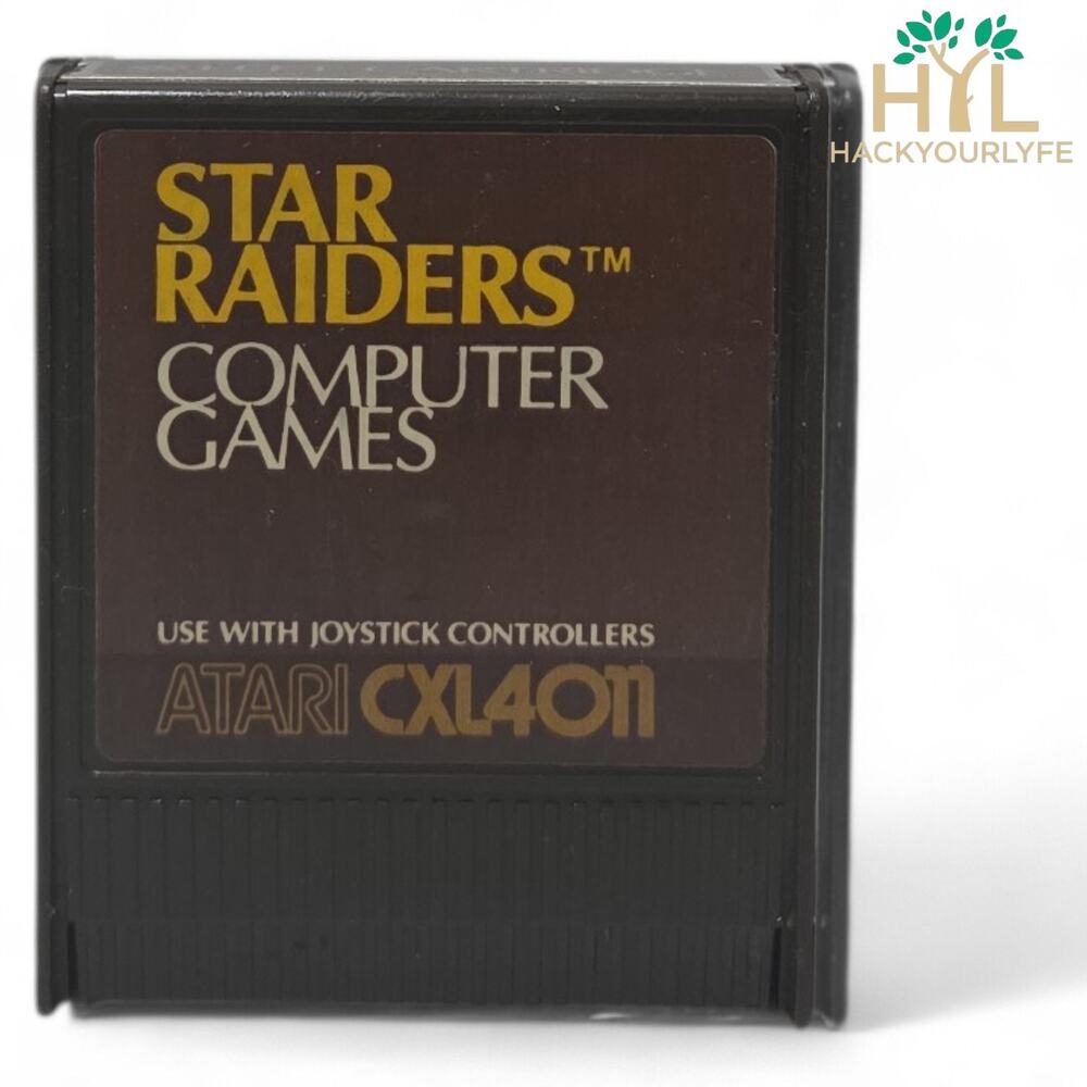 Star Raiders Atari Game Cartridge 400 800 XL XE CXL4011 Used